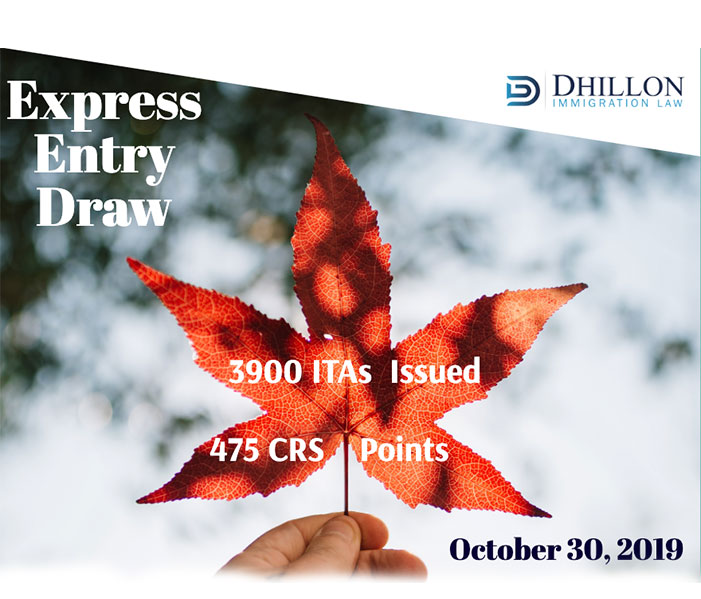 Express Entry Draw – October 30, 2019